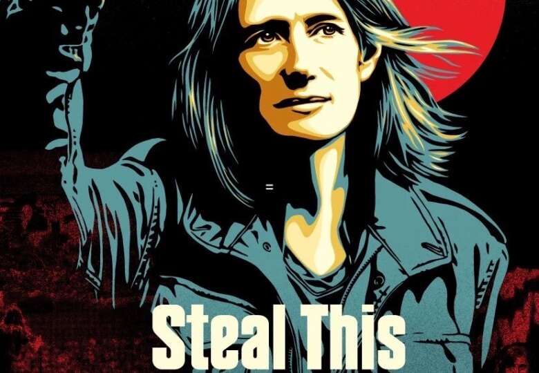 Shepard Fairey Poster for STEAL THIS STORY documentary