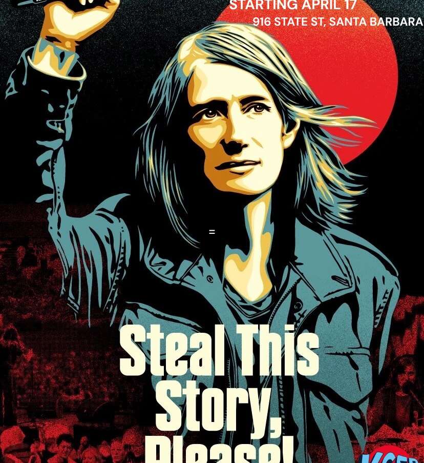 Shepard Fairey Poster for STEAL THIS STORY documentary